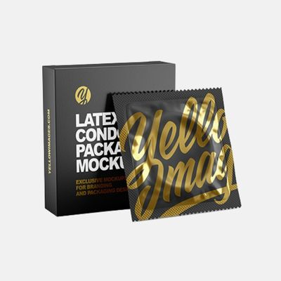 Matte Metallic Condom Box