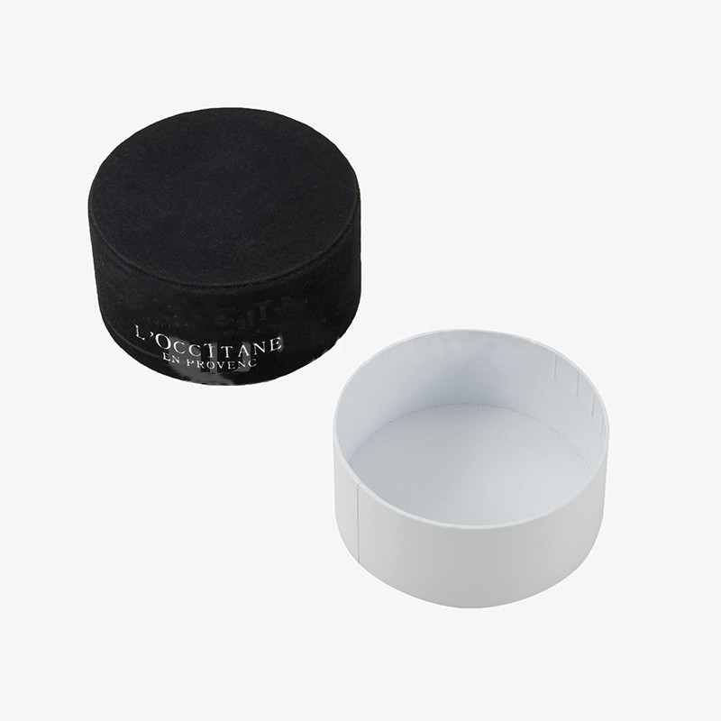 Beauty Cream Round Box with Velvet Lid