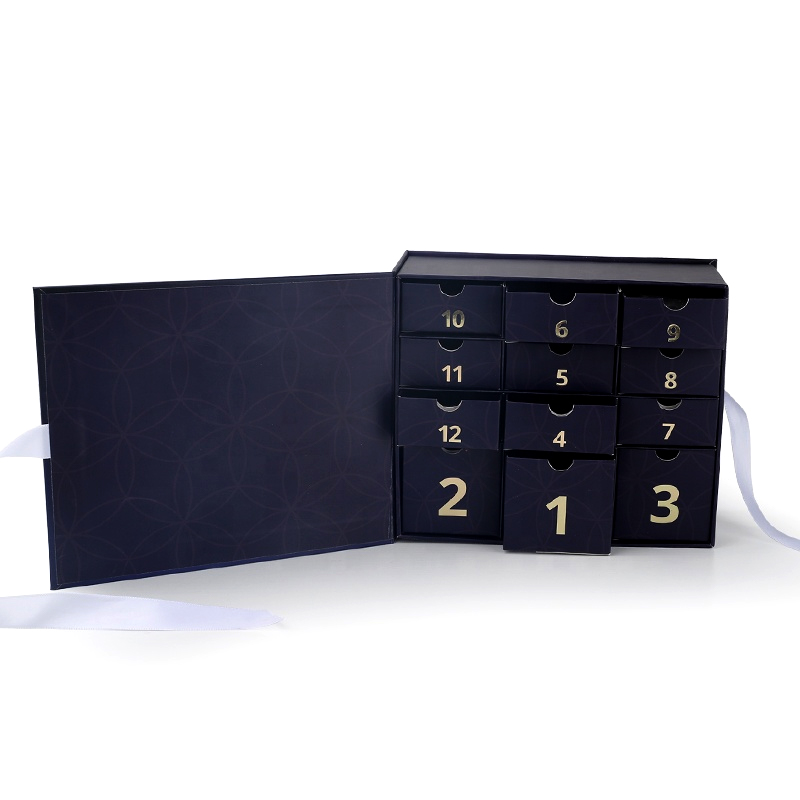 Custom Christmas Gift Box Advent Calendar 12 Day