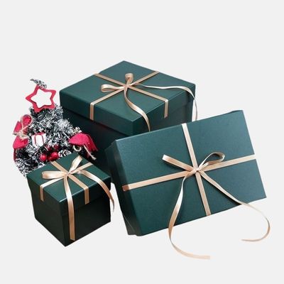 2 Piece Gift Box with Ribbon Lid Supplier