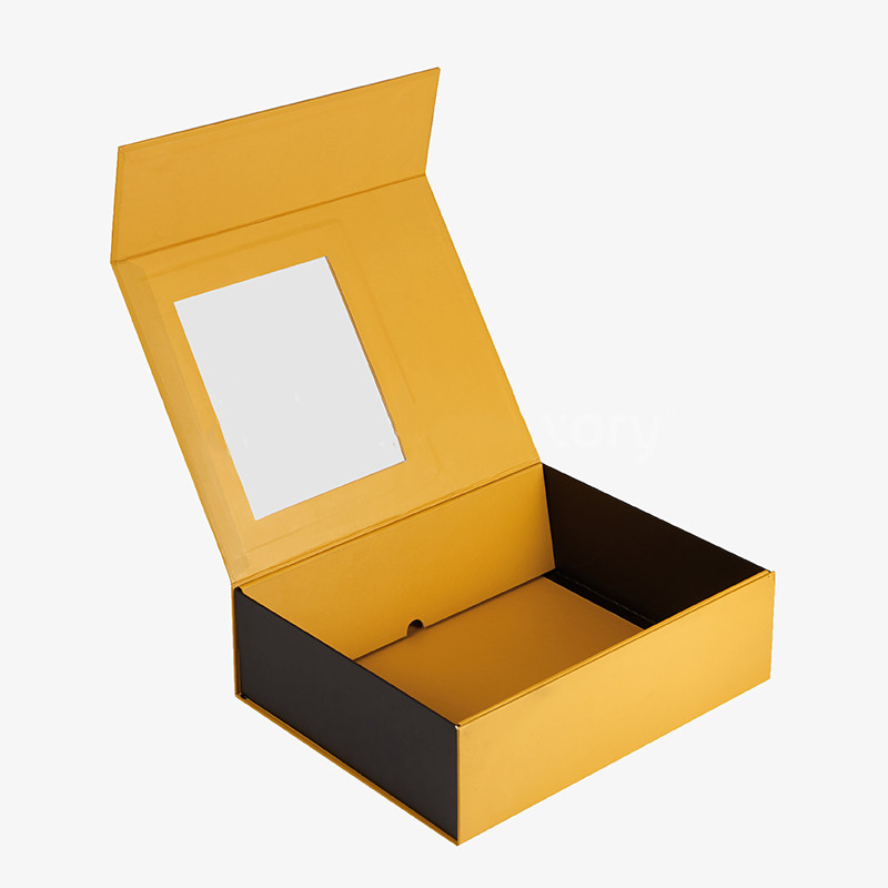 Custom Rigid Window Box with Magnetic Closure